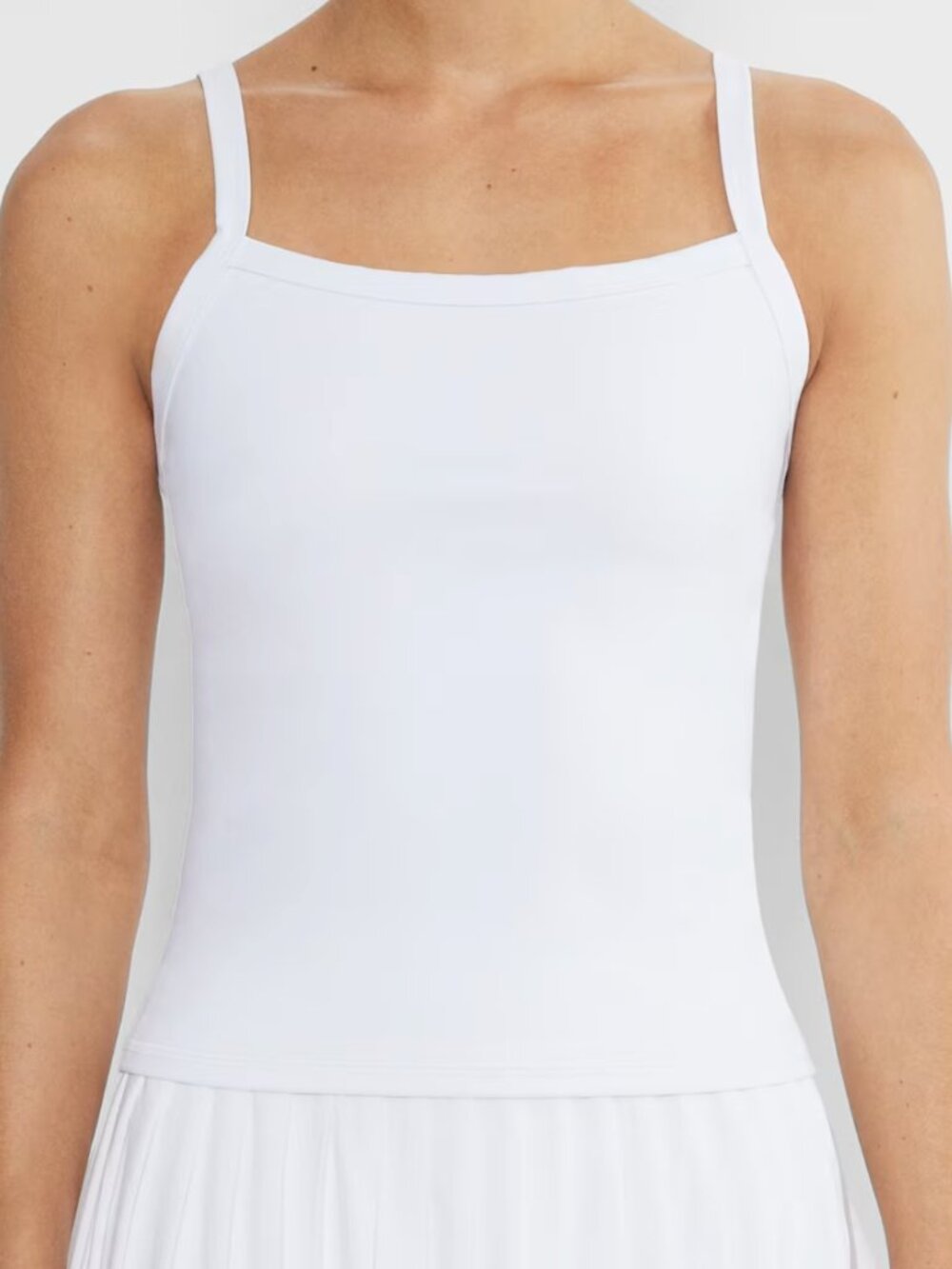 Aritzia Power Sculpr Tank Top - White, Size Large